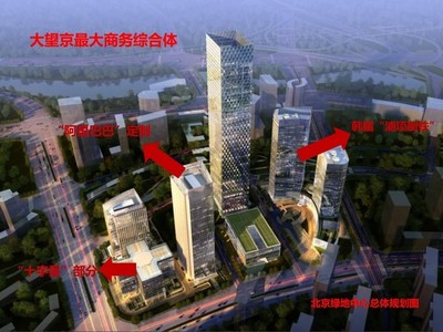 綠地中心260米高鄰阿里巴巴，豪裝覽京城美景，同比銀泰霄8大